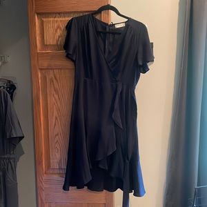 Navy blue wedding guest dress